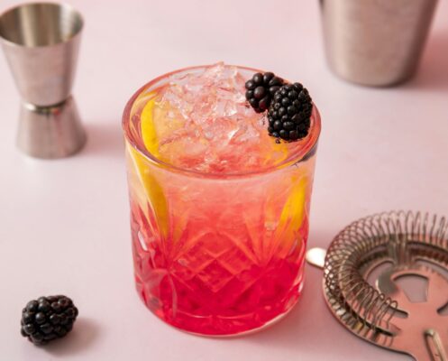 Bramble cocktail opskrift.