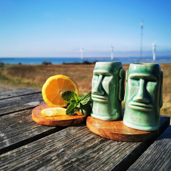 Tiki Moai Shot 7,5cl Grøn