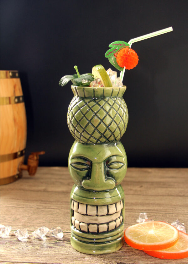 Tiki Pineapple Head 54 cl Grøn - Image 3