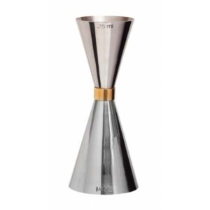 Jigger Slim Style m. guldbånd 25/50 ml