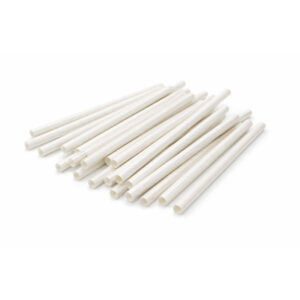 Papirsugerør Hvid 6x140mm 250 stk (FSC)